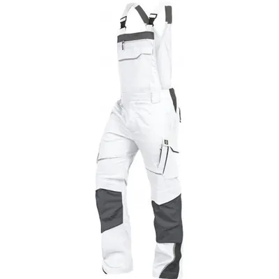 Produktbild von Leibwächter - Latzhose-Flex-Line Weiß/Grau, Größe 102
