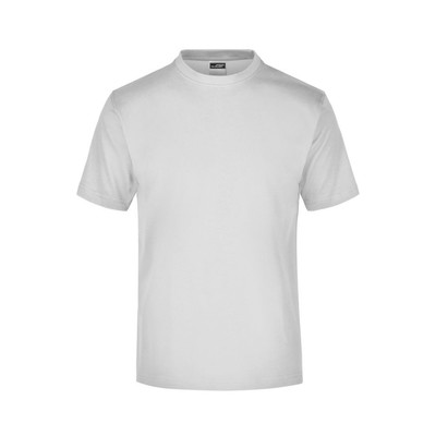 Produktbild von James & Nicholson - T-Shirt Rundhals JN001, hellgrau, Größe M