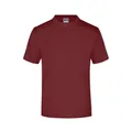 Produktbild von James & Nicholson - T-Shirt Rundhals JN001, wein-rot, Größe XL