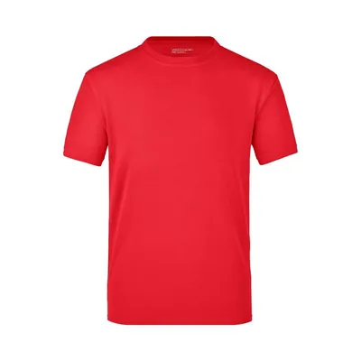 Produktbild von James & Nicholson - Cooldry T-Shirt JN023, rot, Größe S