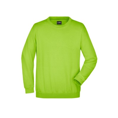 Produktbild von James & Nicholson - Sweatshirt Rundhals JN040, lime-grün, Größe XL