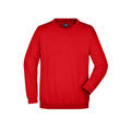Produktbild von James & Nicholson - Sweatshirt Rundhals JN040, tomaten-rot, Größe XXL