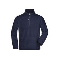 Produktbild von James & Nicholson - Fleece Sweatshirt JN043, navy-blau, Größe M