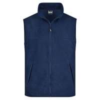 Produktbild von James & Nicholson - Fleece Weste JN045, navy-blau, Größe M