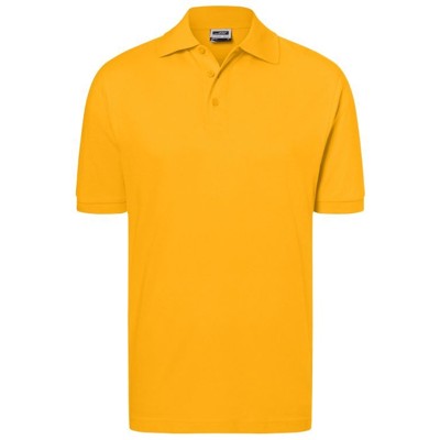 Produktbild von James & Nicholson - Poloshirt Classic JN070, gold-gelb, Größe XL
