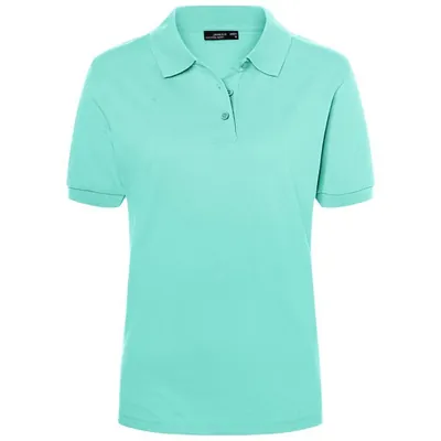 Produktbild von James & Nicholson - Damen Poloshirt Classic JN071, mint-grün, Größe M