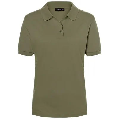 Produktbild von James & Nicholson - Damen Poloshirt Classic JN071, oliv, Größe M