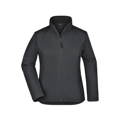 Produktbild von James & Nicholson - Damen Softshell Jacke JN1021, schwarz, Größe XL