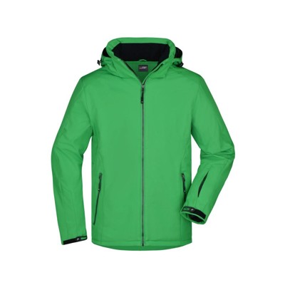 Produktbild von James & Nicholson - Herren Wintersport Jacke JN1054, grün, Größe L