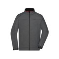 Produktbild von James & Nicholson - Herren Melange Softshelljacke JN1088, dunkel-melange, Größe