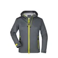 Produktbild von James & Nicholson - Damen Ultraleicht Softshelljacke JN1097, irisch-grün/gelb, 