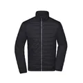 Produktbild von James & Nicholson - Herren Steppjacke JN1120, schwarz, Größe M