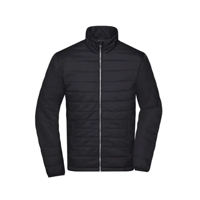 Produktbild von James & Nicholson - Herren Steppjacke JN1120, schwarz, Größe M