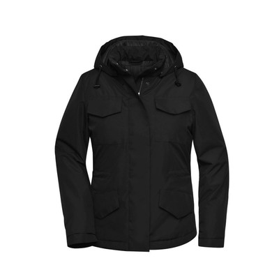 Produktbild von James & Nicholson - Damen Business Winterjacke JN1157, schwarz, Größe S
