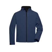 Produktbild von James & Nicholson - Herren Softshell Jacke JN135, navy-blau, Größe 5XL