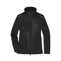 Produktbild von James & Nicholson - Damen Softshell Hybridjacke JN1819, schwarz, Größe XS