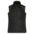 James & Nicholson Damen Softshell Hybridweste JN1821, schwarz, Größe S Produktbild