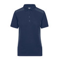 Produktbild von James & Nicholson - Damen BIO Workwear Poloshirt Kontrast JN1825, navy-blau, Gr