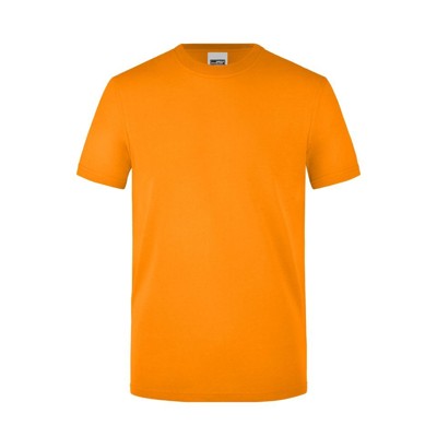 Produktbild von James & Nicholson - Herren Workwear T-Shirt Signal JN1838, neon-orange, Größe 5