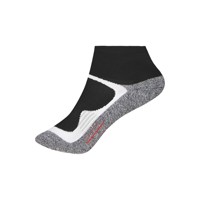 Produktbild von James & Nicholson - Kurze Sportsocken Cooldry® JN210, schwarz, Größe 45-47