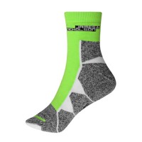 Produktbild von James & Nicholson - Sport Socken JN215, hellgrün/weiß, Größe 35-38