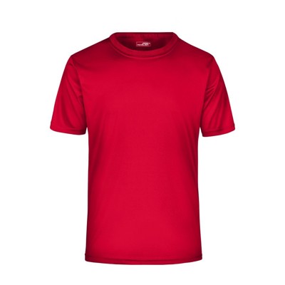 Produktbild von James & Nicholson - Herren Aktiv T-Shirt JN358, rot, Größe M
