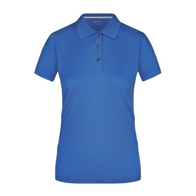 Produktbild von James & Nicholson - Damen Poloshirt upgrade®-Silver JN411, azur-blau, Größe S