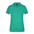 Produktbild von James & Nicholson - Damen Pima Poloshirt JN707, irisch-grün, Größe XL