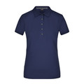 Produktbild von James & Nicholson - Damen Pima Poloshirt JN707, navy-blau, Größe S