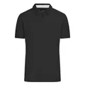 Produktbild von James & Nicholson - Herren Used Look Poloshirt JN712, schwarz/titan-weiß, Größe