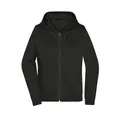 Produktbild von James & Nicholson - Damen Basic Kapuzen-Sweatjacke JN755, schwarz, Größe XL