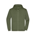 Produktbild von James & Nicholson - Herren Basic Kapuzen-Sweatjacke JN756, oliv, Größe L