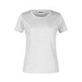 Produktbild von James & Nicholson - Damen Basic T-Shirt 180g JN789, asch-grau, Größe XL