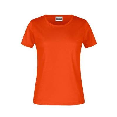 Produktbild von James & Nicholson - Damen Basic T-Shirt 180g JN789, orange, Größe XXL