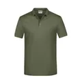 Produktbild von James & Nicholson - Herren Basic Poloshirt JN792, oliv, Größe M