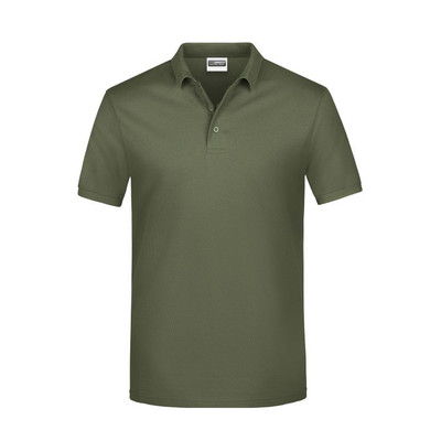 Produktbild von James & Nicholson - Herren Basic Poloshirt JN792, oliv, Größe 5XL
