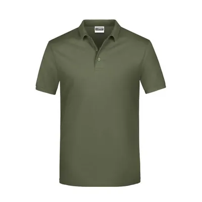 Produktbild von James & Nicholson - Herren Basic Poloshirt JN792, oliv, Größe M
