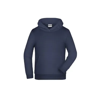 Produktbild von James & Nicholson - Kinder Basic Kapuzensweatshirt JN796K, navy-blau, Größe XS