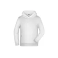 Produktbild von James & Nicholson - Kinder Basic Kapuzensweatshirt JN796K, weiß, Größe XXL