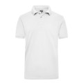 Produktbild von James & Nicholson - Herren Work Poloshirt JN801, weiß, Größe XL