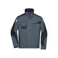 Produktbild von James & Nicholson - Workwear Jacke JN821, carbon/schwarz, Größe XL