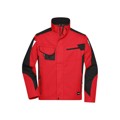 Produktbild von James & Nicholson - Workwear Jacke JN821, rot/schwarz, Größe 6XL