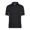 Produktbild von James & Nicholson - Work Poloshirt JN828, schwarz/carbon, Größe XXL