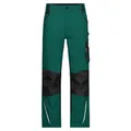 Produktbild von James & Nicholson - Workwear Bundhose CORDURA® JN832, dunkelgrün/schwarz, Größe
