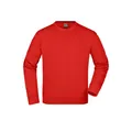 Produktbild von James & Nicholson - Workwear Sweatshirt JN840, rot, Größe S
