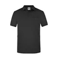 Produktbild von James & Nicholson - Herren Work Poloshirt mit Tasche JN846, schwarz, Größe M