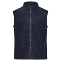 Produktbild von James & Nicholson - Herren Workwear Fleece Weste JN856, navy-blau, Größe S