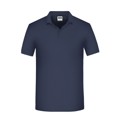 Produktbild von James & Nicholson - Herren BIO Workwear Poloshirt JN874, navy-blau, Größe M