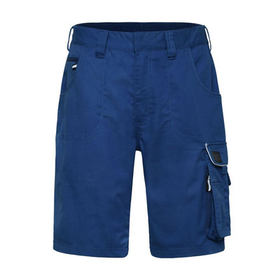 Produktbild von James & Nicholson - Workwear Bermudas Materialmix JN880, dunkel-königs-blau, Gr