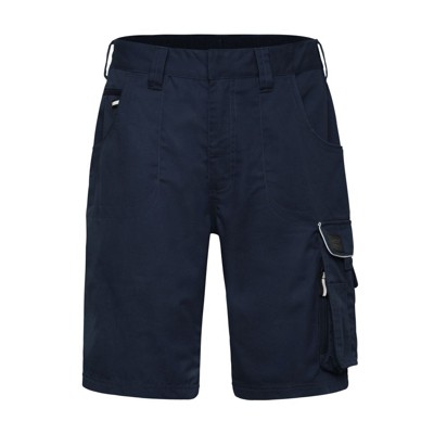 Produktbild von James & Nicholson - Workwear Bermudas Materialmix JN880, navy-blau, Größe 44